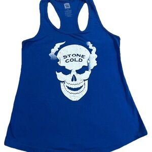 Stone Cold Steve Austin "Smoking Skull" Women's Tank Top Authentic WWE Medium